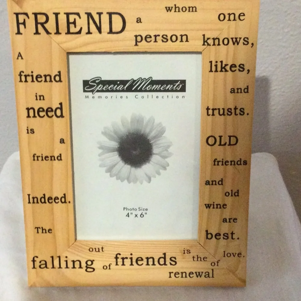 Special Moments Memories Collection FRIEND Photo Frame NWOT